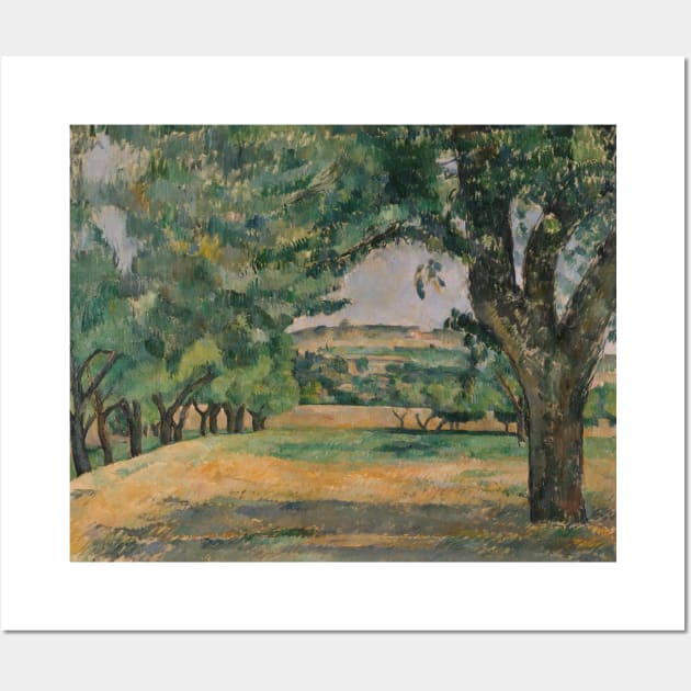 The Neighborhood of Jas de Bouffan by Paul Cezanne Wall Art by Classic Art Stall